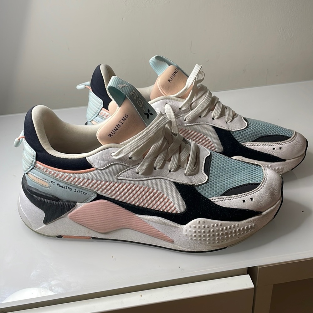 PUMA RSX PINK WHITE BLACK